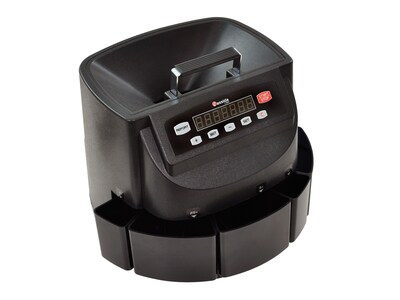 Cassida C200 Coin Sorter, 5 Compartments, Black (C200)