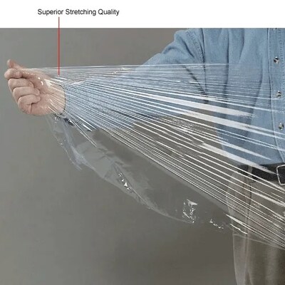 Global Industrial Stretch Wrap Film For Hand Dispenser, 80 Gauge, Cast, 18" x 1500', Clear (242427)