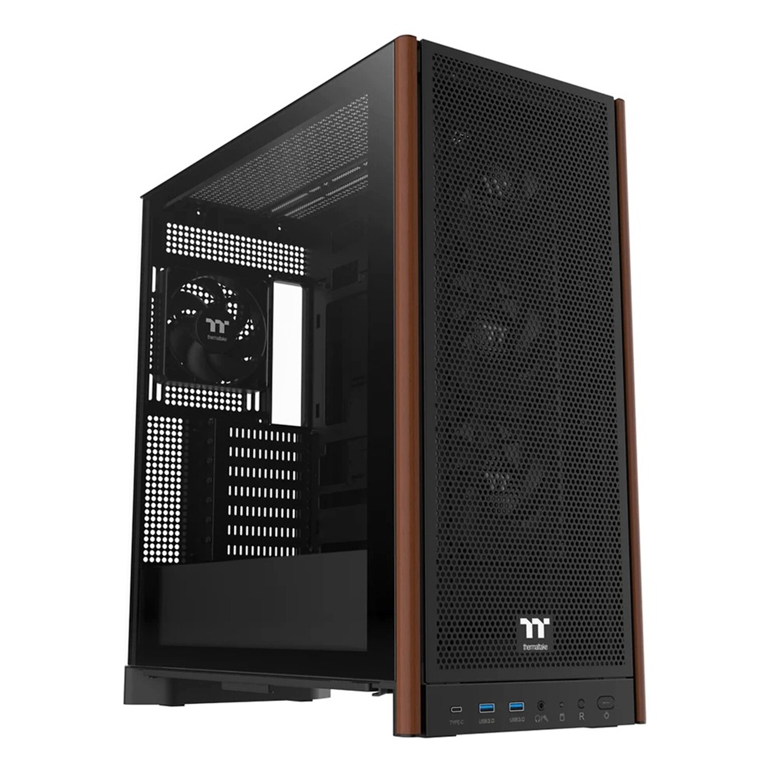 Thermaltake S Series ATX Mid-Tower Computer Case, Black (CA-11J-OOM1WN-00)