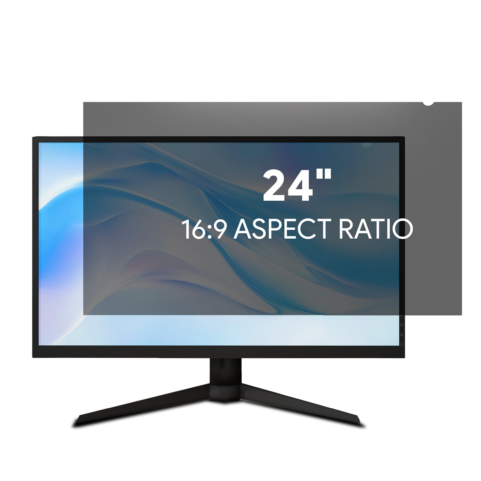 Staples TECH Anti-Glare Privacy Filter for 24 Widescreen Monitor (16:9) (ST62136-CC)