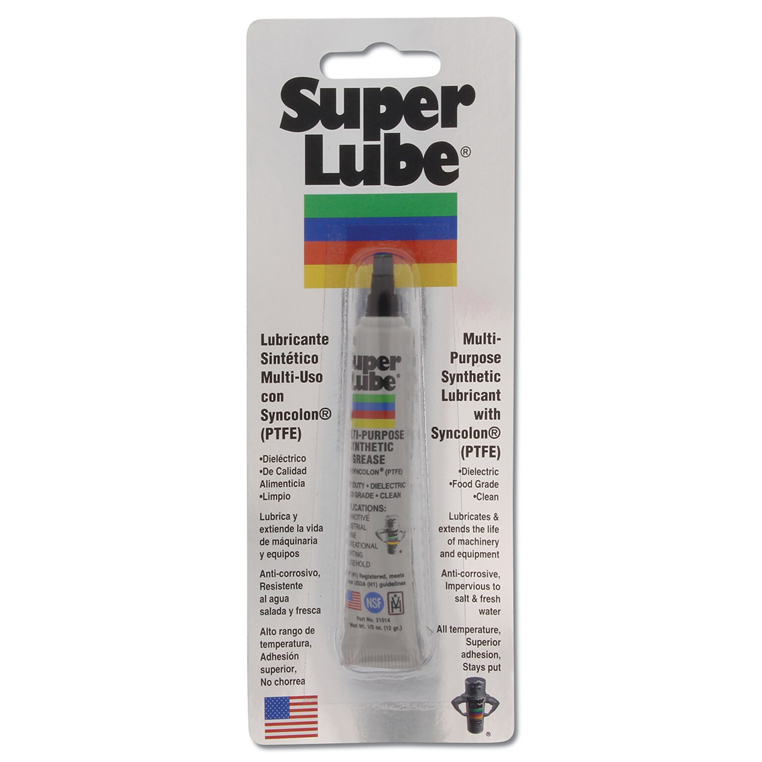 Super Lube 1/2 oz. Multi-Purpose Synthetic Grease with Syncolon (NLGI2) (21010)