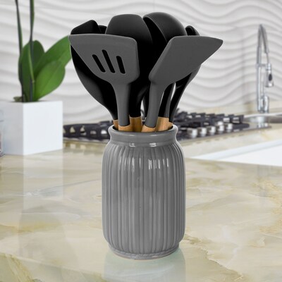 MegaChef Cooking Utensil Set, Gray, 9 Piece (937114356M)