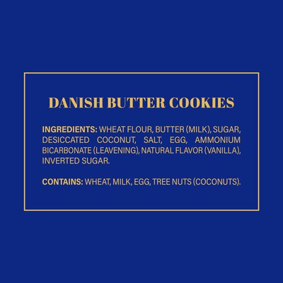 Bisca Danish Butter Cookie Tin, 3 lbs. (220-02223)