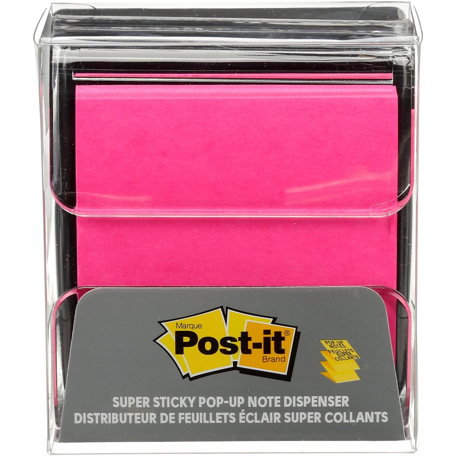 Post-it Pop-Up Notes Dispenser for 3 x 3 Notes, Black (WD-330-BK)