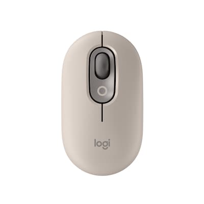 Logitech POP Wireless Ambidextrous Optical Mouse, Mist (910-006625)