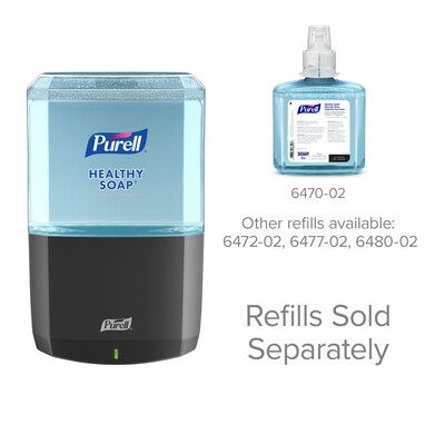 PURELL HEALTHY SOAP ES6 Automatic Wall Mounted Hand Soap Dispenser, Graphite (6434-01)