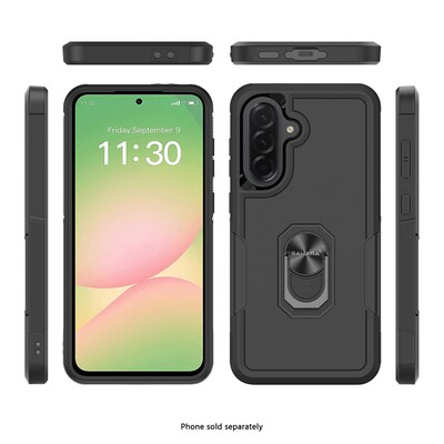 SaharaCase Raider Series Phone Case for Samsung Galaxy A37, Shock Absorbing, Scorpion Black (CP01105)