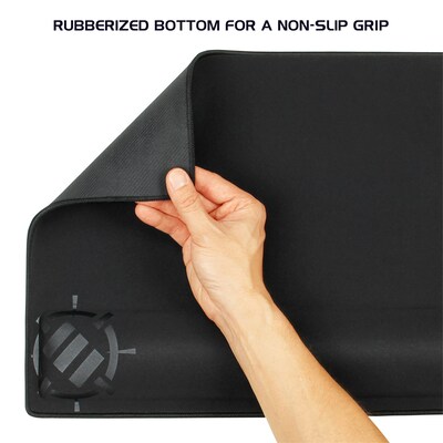 Accessory Power XXL Extended Foam Non-Skid Gaming Mouse Pad/Wrist Rest Combo, Black (ENPCPXW100BOEW)
