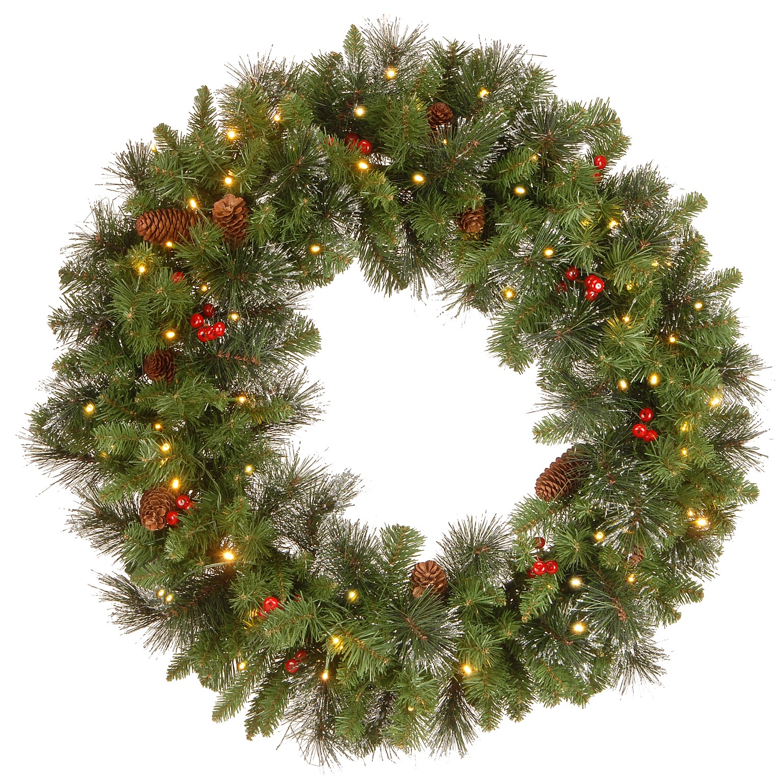 National Tree Company Crestwood® Spruce Wreaths CW7-306-30W-1
