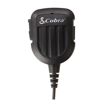 Cobra Remote Handheld 2.5-mm Speaker Microphone for Select Cobra Two-Way Radios, Black (0010119-1)