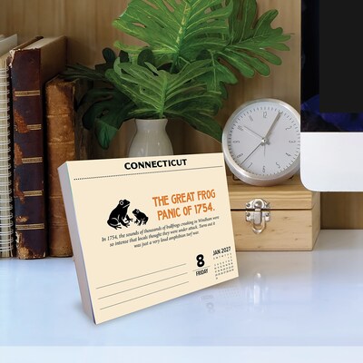 2027 Willow Creek Weird & Wacky USA  5.4" x 6.2" Day-to-Day Calendar (65075)