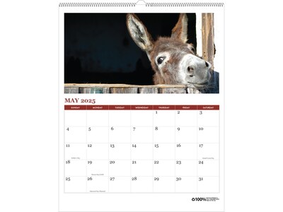 2025 House of Doolittle Farm Life 11" x 14" Monthly Wall Calendar (316-25)