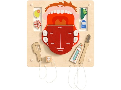 Flash Furniture Bright Beginnings Dental Hygiene STEAM Wall Activity Board (MK-ME10346-GG)