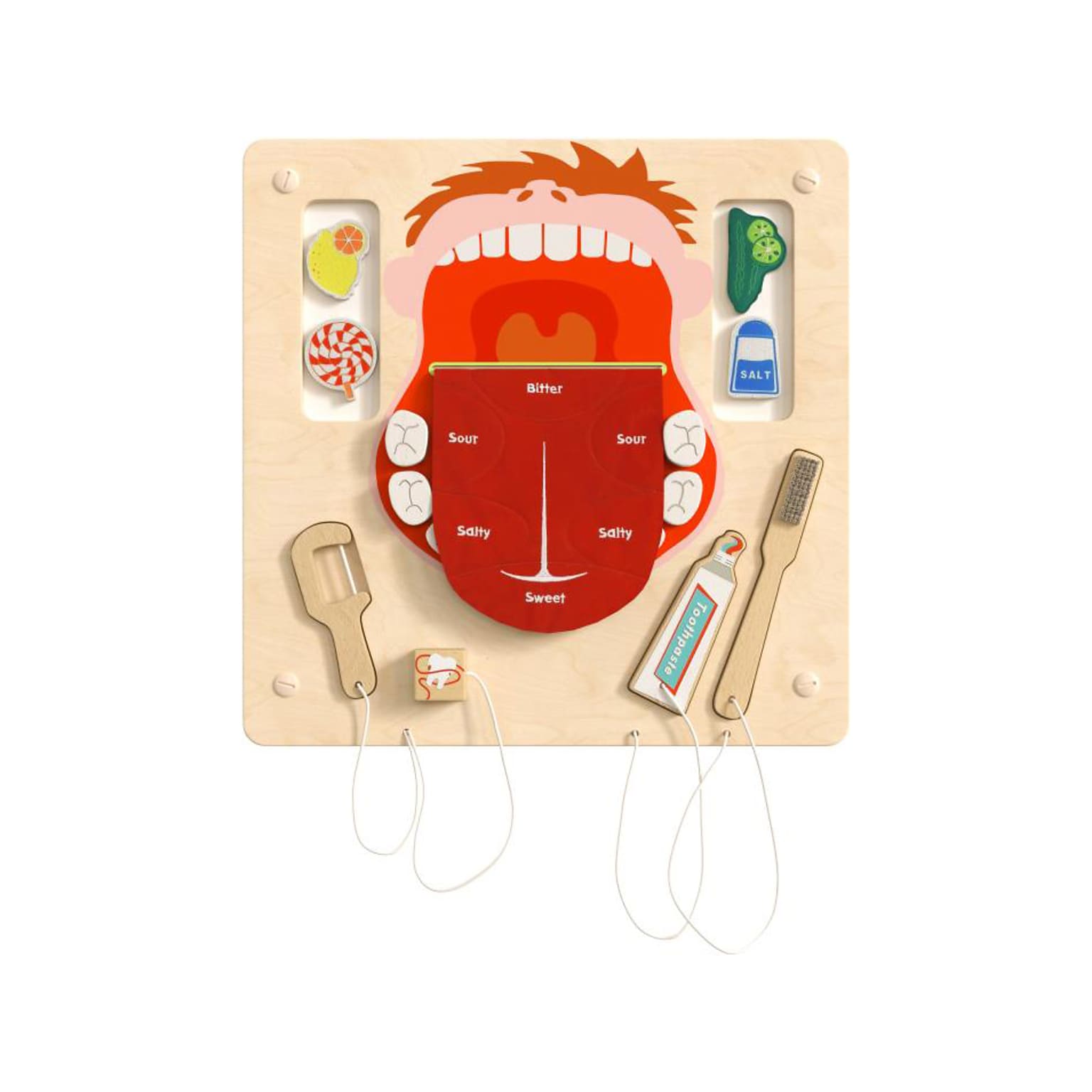 Flash Furniture Bright Beginnings Dental Hygiene STEAM Wall Activity Board (MK-ME10346-GG)