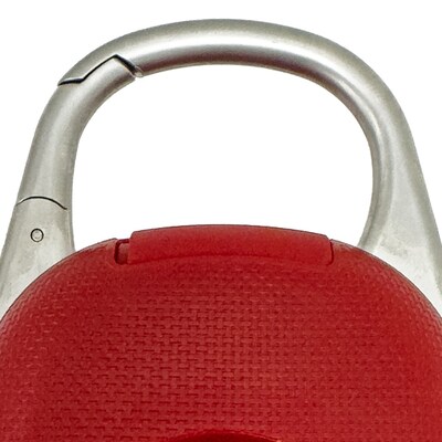 Dolphin Audio Wireless Bluetooth Portable Clip Speaker, Waterproof, Red (CLP-500)