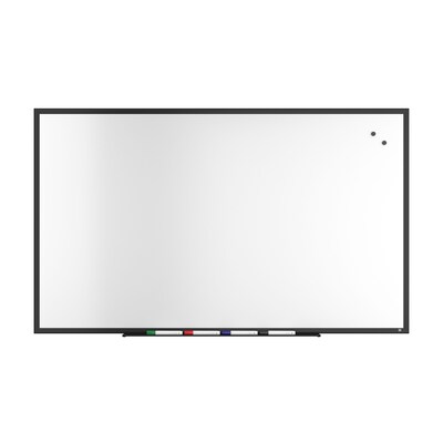 TRU RED™ Magnetic Steel Dry Erase Board, Black Frame, 5 x 3 (TR61182)