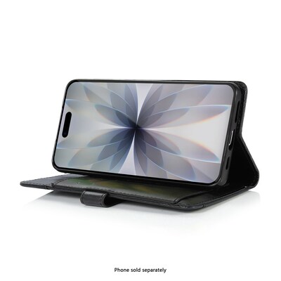 SaharaCase Indy Series Wallet for iPhone 17, Shock Absorbing, Scorpion Black (CP00911)