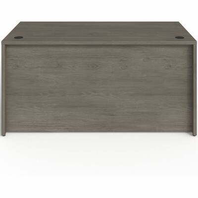 Lorell Prominence 2.0 60" W Right-Pedestal Desk, Gray Elm Surface (LLRPD3060RSPGE)