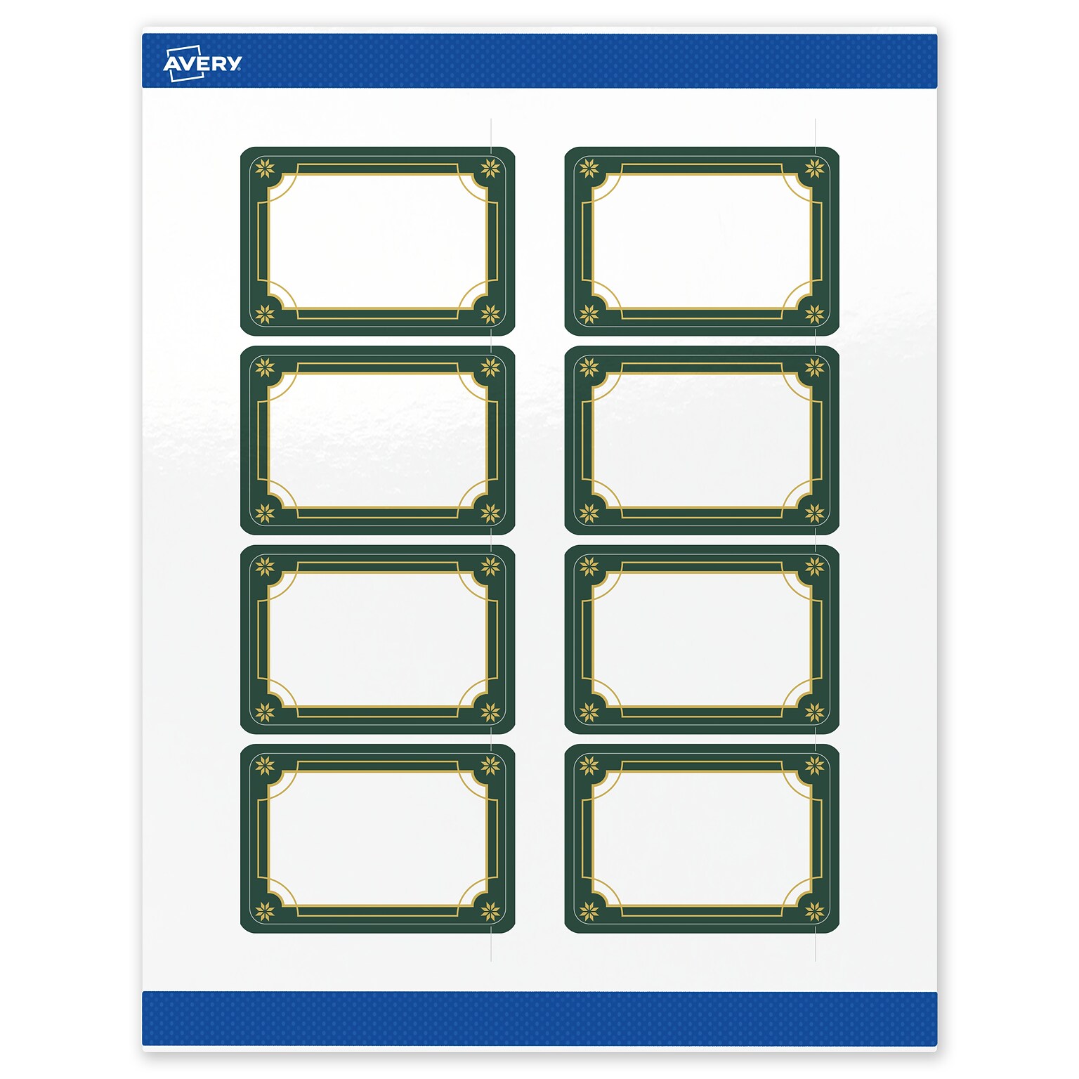 Avery Rectangle Multipurpose Labels, 2 x 3, White, 80/Pack (19479370391)