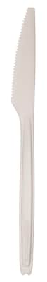 Eco-Products Cutlerease Compostable Knives, Medium-Weight, White, 960 Pieces/Carton (EP-CE6KNWHT)