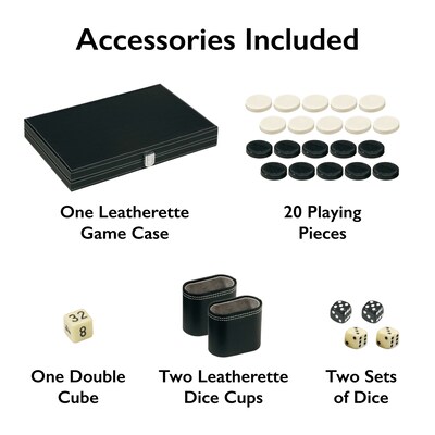 Mainstreet Classics Classic 15" Backgammon Set (55-0619)