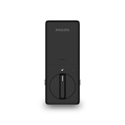 Philips Bluetooth Touchscreen Smart Deadbolt with Wi-Fi Bridge, Matte Black Finish