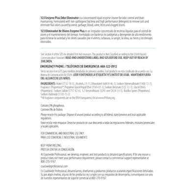 Coastwide Professional™ Odor Eliminator Enzyme Plus Concentrate, 3.78L, 4/Carton