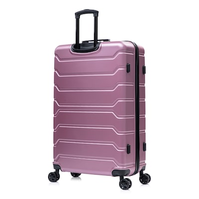 InUSA Trend 34.05" Hardside Suitcase, 4-Wheeled Spinner, TSA Checkpoint Friendly, Rose Gold (IUTRE00XL-ROS)