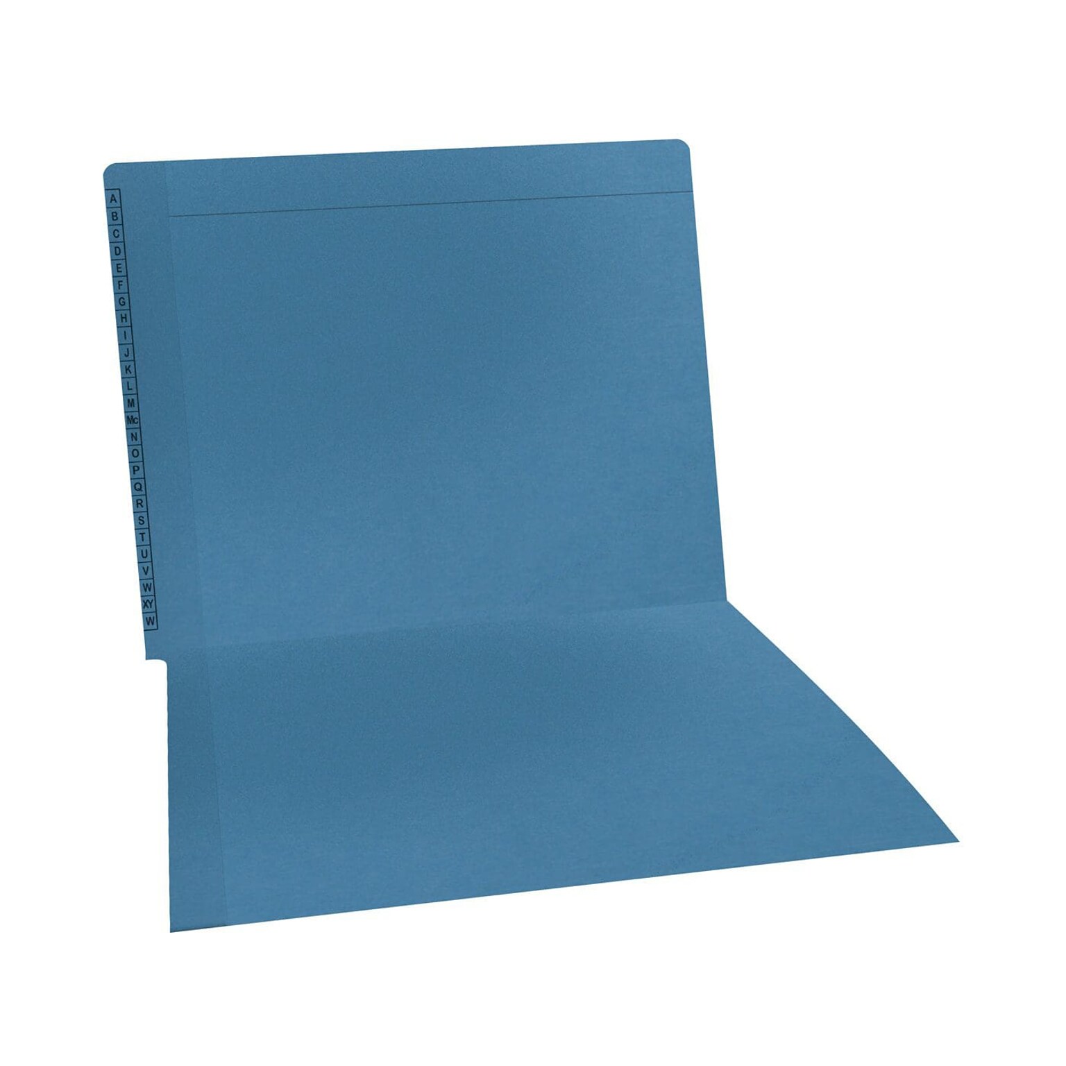Medical Arts Press Kardex Match Reinforced End Tab File Folder, Straight Cut, Letter-Size, Blue, 100/Box (F1170-BLU)