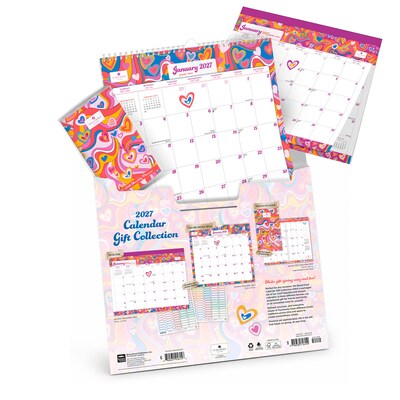 2027 BrownTrout House of Turnowsky Nothing But Love 14.25" x 13" Monthly Calendar, Assorted Colors (9798330716159)