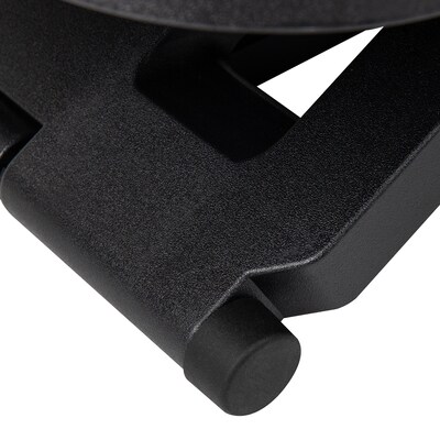 Mind Reader Tilt Adjustable Ergonomic Foot Rest, Black, 2/Pack (2FTREST-BLK)