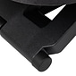 Mind Reader Tilt Adjustable Ergonomic Foot Rest, Black, 2/Pack (2FTREST-BLK)