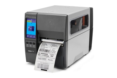 Zebra ZT231 Direct Thermal Label/Receipt Printer 4.09” Wide 203dpi, USB/Serial/Ethernet/Bluetooth, Gray