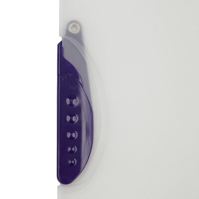 JAM Paper Heavyweight Sheet Protector, Purple/Clear, 20/Pack (SL249PUb)