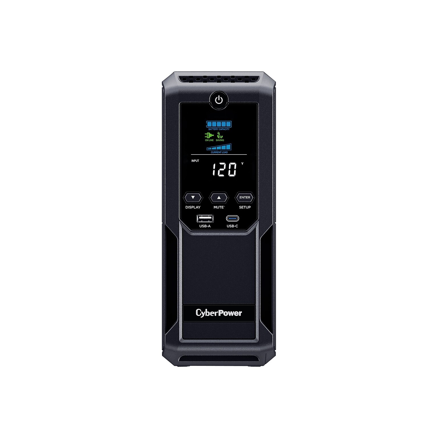 CyberPower Intelligent LCD 1350VA UPS, 12-Outlet, Black (CP1350AVRLCD3)