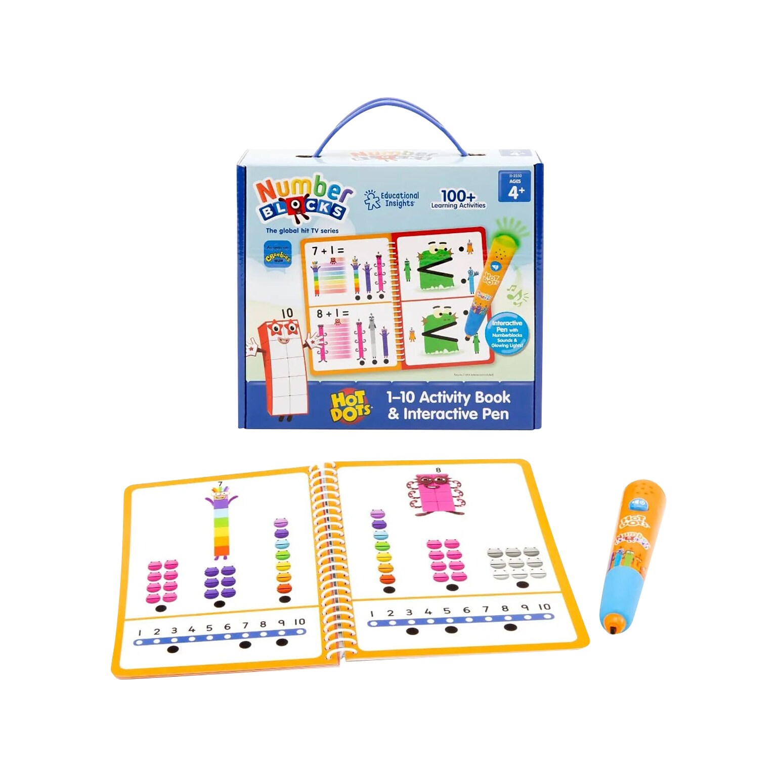 Educational Insights Hot Dots Numberblocks Activity Book Set (2550)