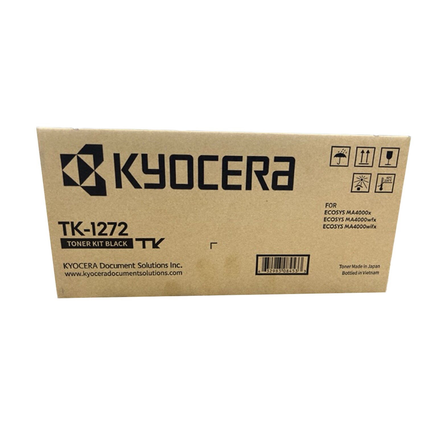 Kyocera TK-1272 Black Standard Yield Toner Cartridge, Prints Up to 10,000 Pages (1T0C140US0)