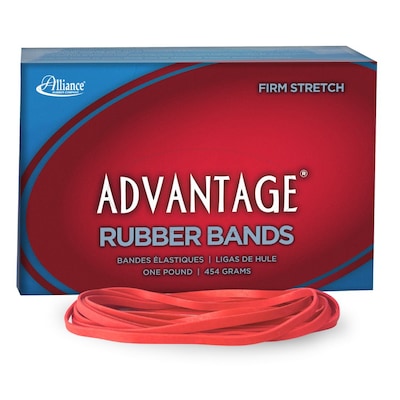 Alliance Red Packer Oversized #69 Rubber Bands, 6 x 1/4, Red, 140/Pack (96695)
