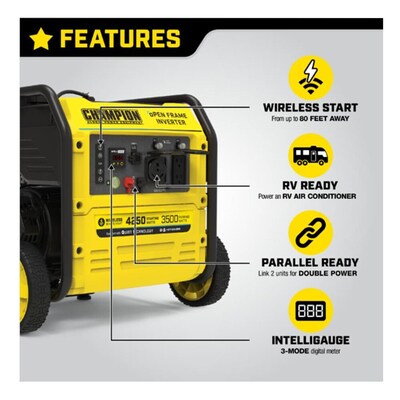 Champion 3500 Watt Open Frame Inverter with Remote Start