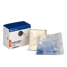 First Aid Only™ SmartCompliance Refill Triangular Bandage & CPR Face Shield, 1 Bandage & 1 Shield pe