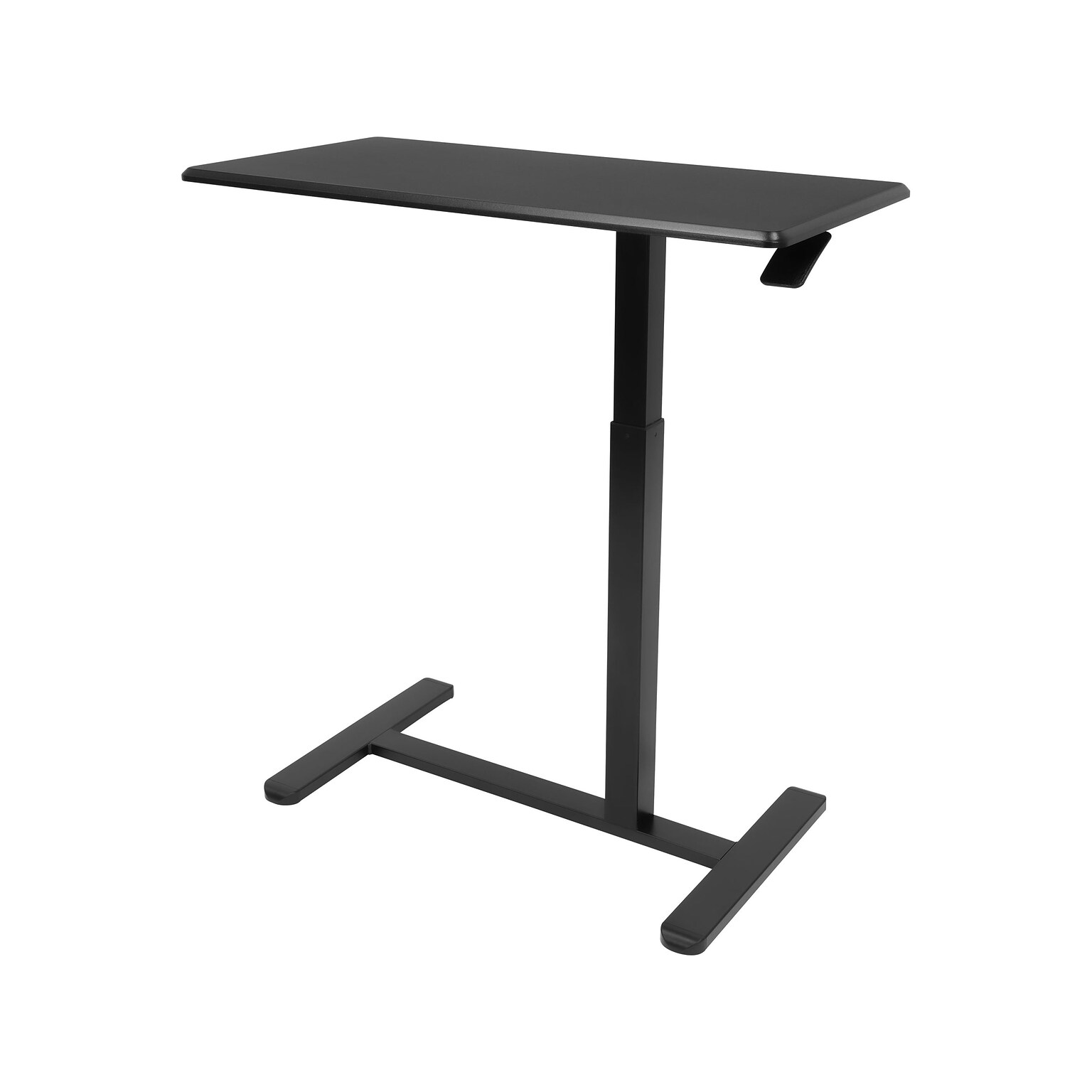 Mount-It! Height-Adjustable Overbed Desk, 26.3-42.1H, Black (MI-8040)