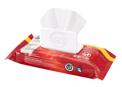 Sani Professional Sanitizing Multi-Surface Wipe, 72 Wipes/Pack, 12 Packs/Carton (M30472)