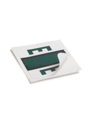 Smead BCCR Color Coded Alphabetic Labels,  1" x 1.25", Dark Green, 500/Roll (67075)