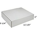 White Corrugated Mailers, 12-1/8 x 9-1/4 x 3, 50/Bundle