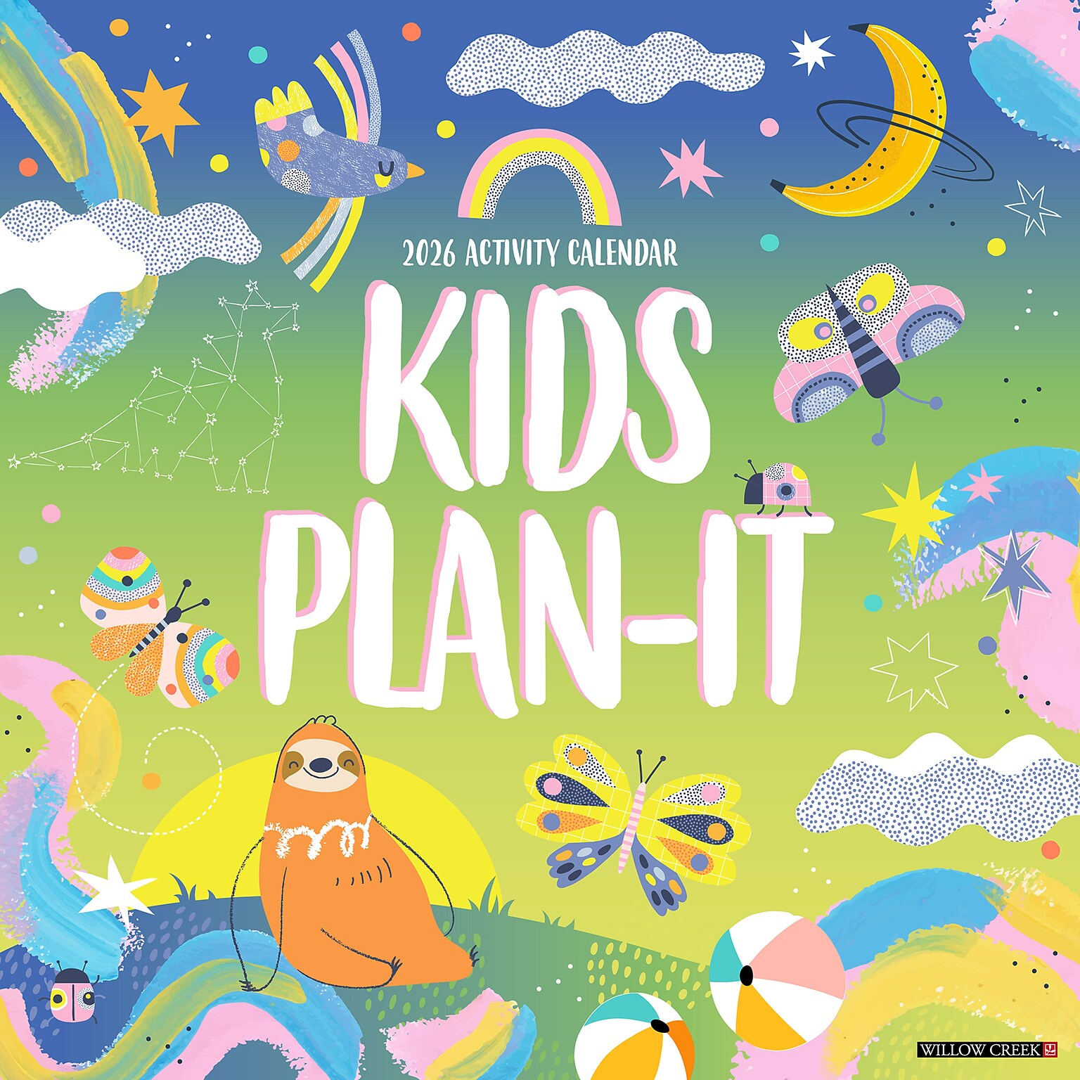 2026 Willow Creek Kid’s Plan It Calendar 12 x 12 Monthly Wall Calendar (51672)