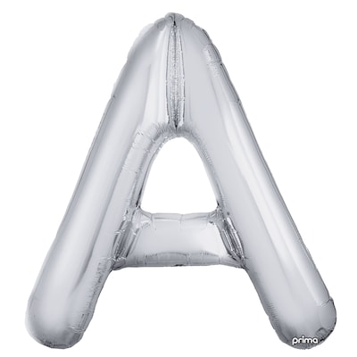Party City (Air-Filled) 16 A Foil Balloon, Silver, 2/Pack (AM60050265-18)