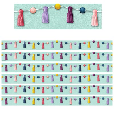 Teacher Created Resources Oh Happy Day Straight Border Trim, 35 ft., 6 Packs/Bundle (TCR9086-6)