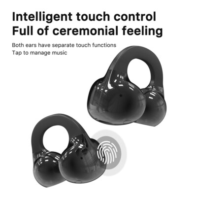 MyBat Pro Open-Ear Wireless Earbuds, Gray (BTE008001)