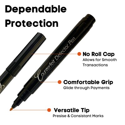 Dri Mark Counterfeit Bill Detector Marker Pen with Coil (351BCL)
