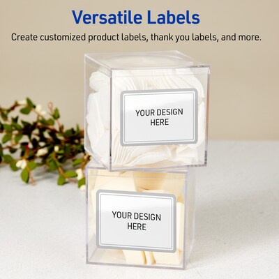 Avery Laser/Inkjet Rectangle Multipurpose Labels, 2" x 3", White, 80/Pack (S00-F38)